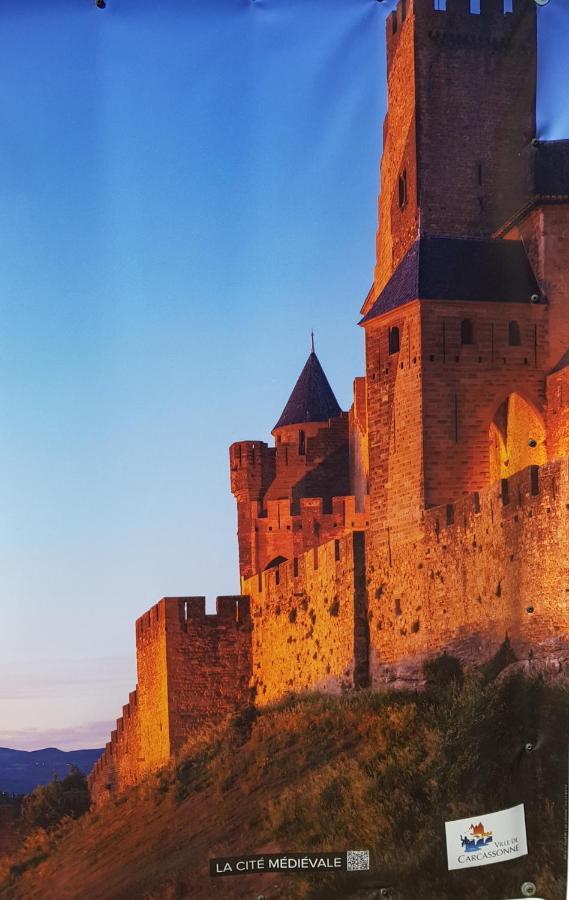 Ma Pierre A L'Edifice, Face A La Cite Vue Sublime, Studio Avec Terrasse Carcassone Exterior photo