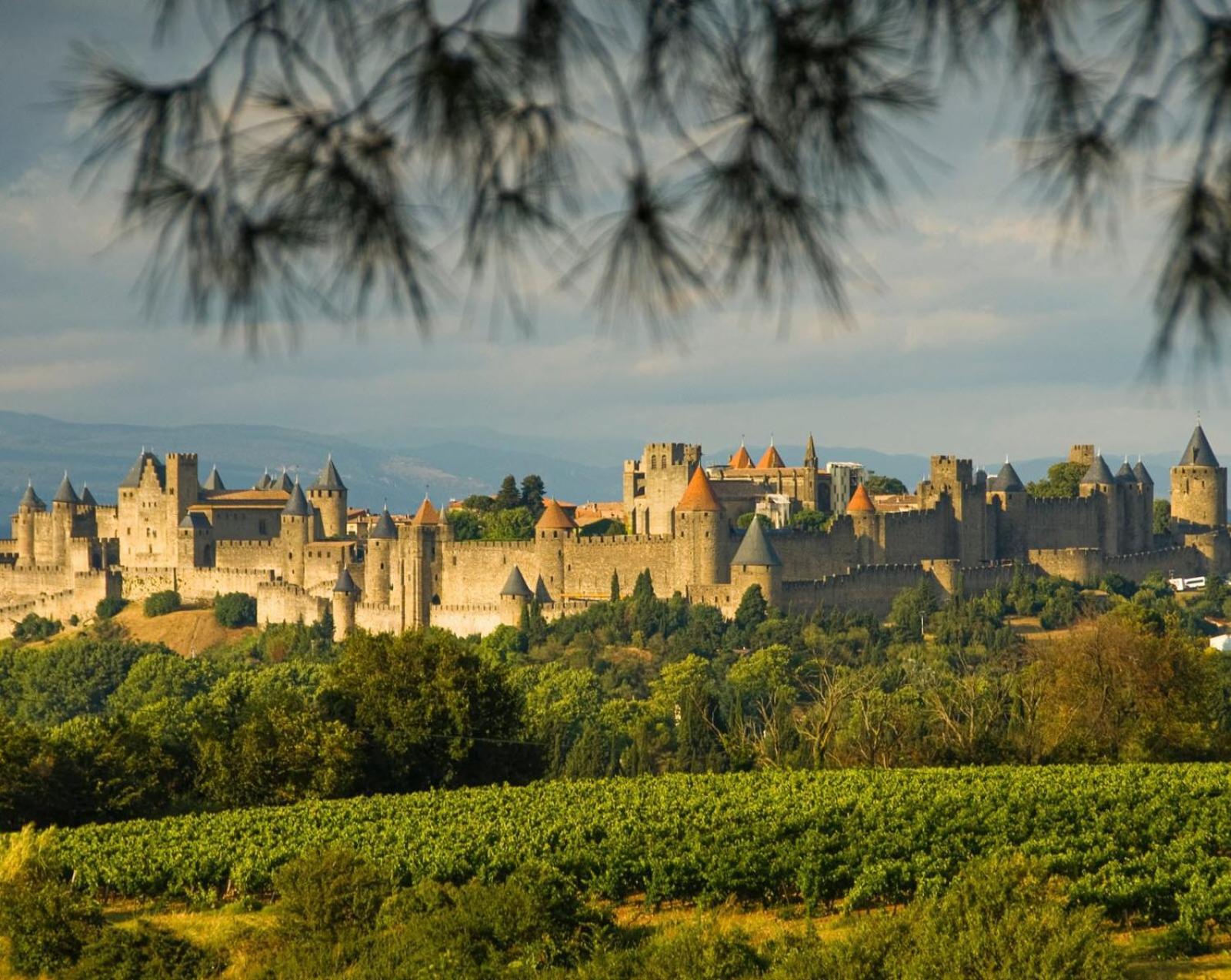 Ma Pierre A L'Edifice, Face A La Cite Vue Sublime, Studio Avec Terrasse Carcassone Exterior photo